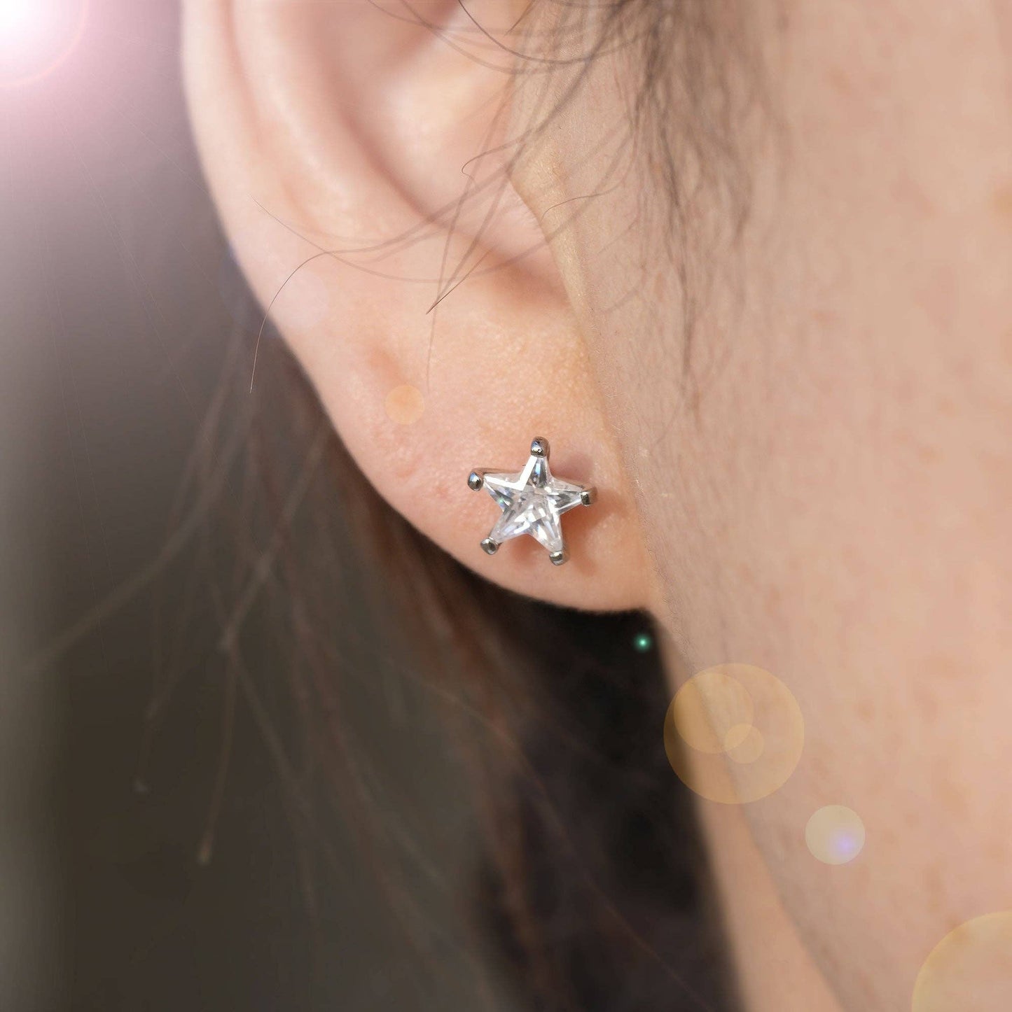Boucle d'oreille d'étoile