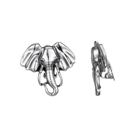 Boucles d'oreilles clips Eléphant