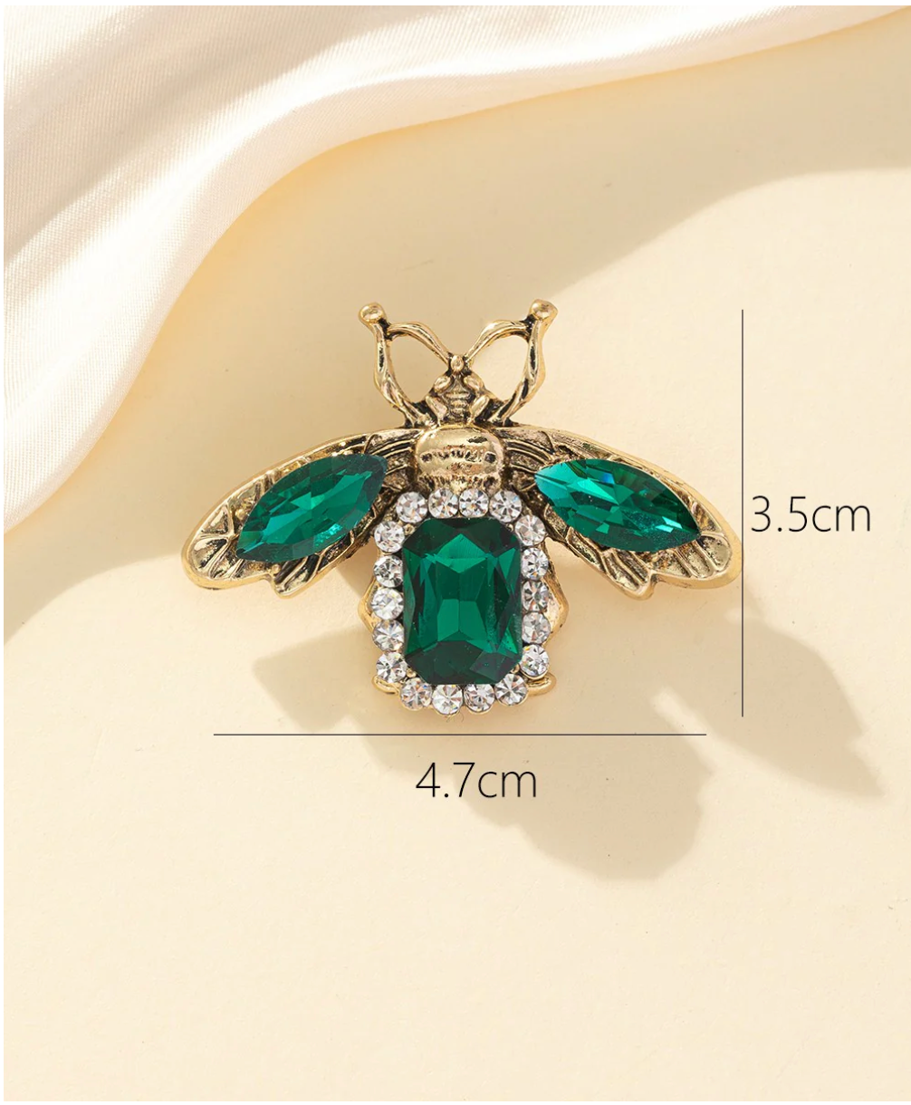 Broche Insecte Dorée