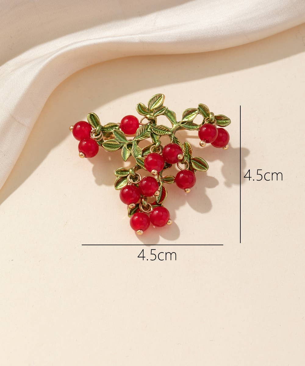 Broche Reine des Baies